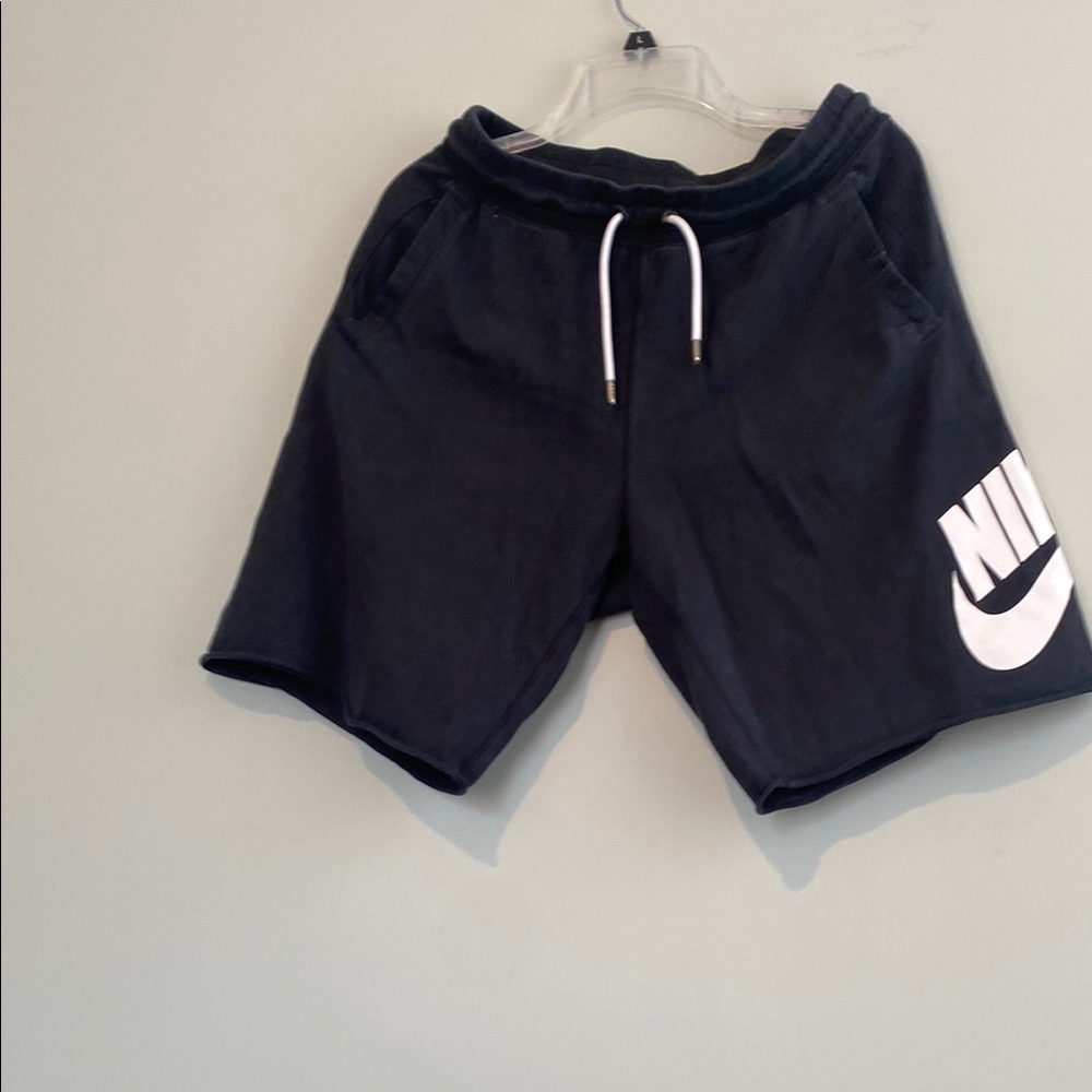 Nike Black Athletic Shorts with Elastic Waistband